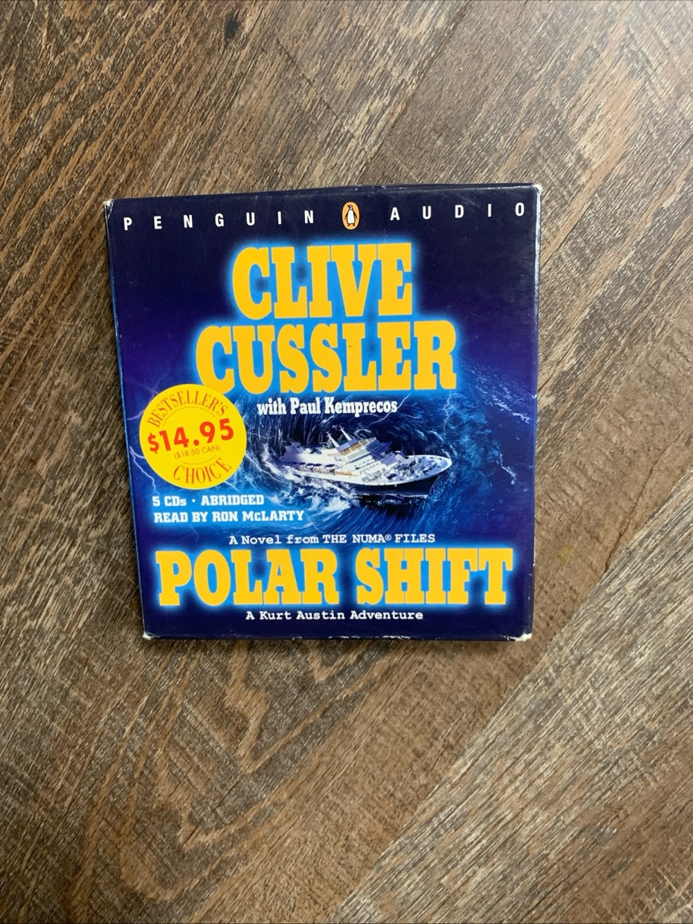 Clive Cussler "Polar Shift" Penguin Audio CD Abridged